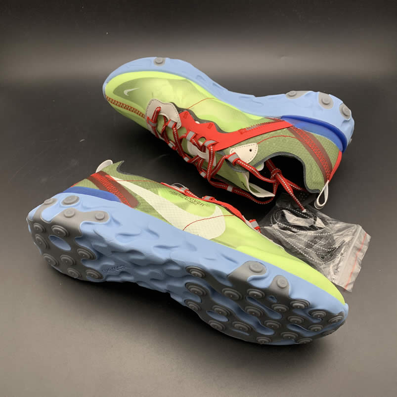 Nike x Undercover Epic React Element 87 Volt Lakeside Colorways Pics BQ2718-700