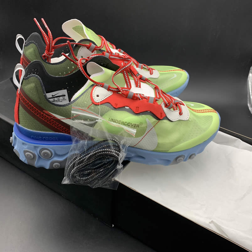 Nike x Undercover Epic React Element 87 Volt Lakeside Colorways Pics BQ2718-700