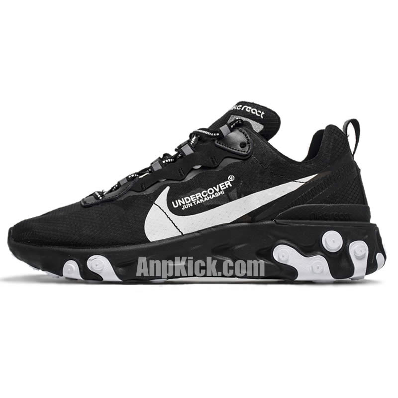 undercover nike epic react element 87 black white (2)