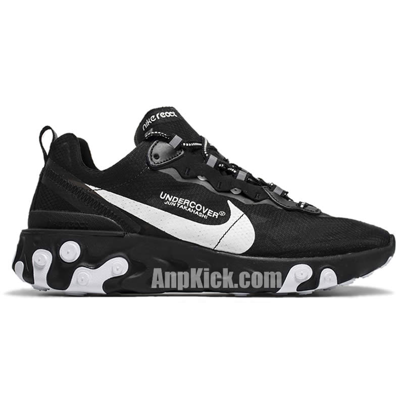 undercover nike epic react element 87 black white (3)