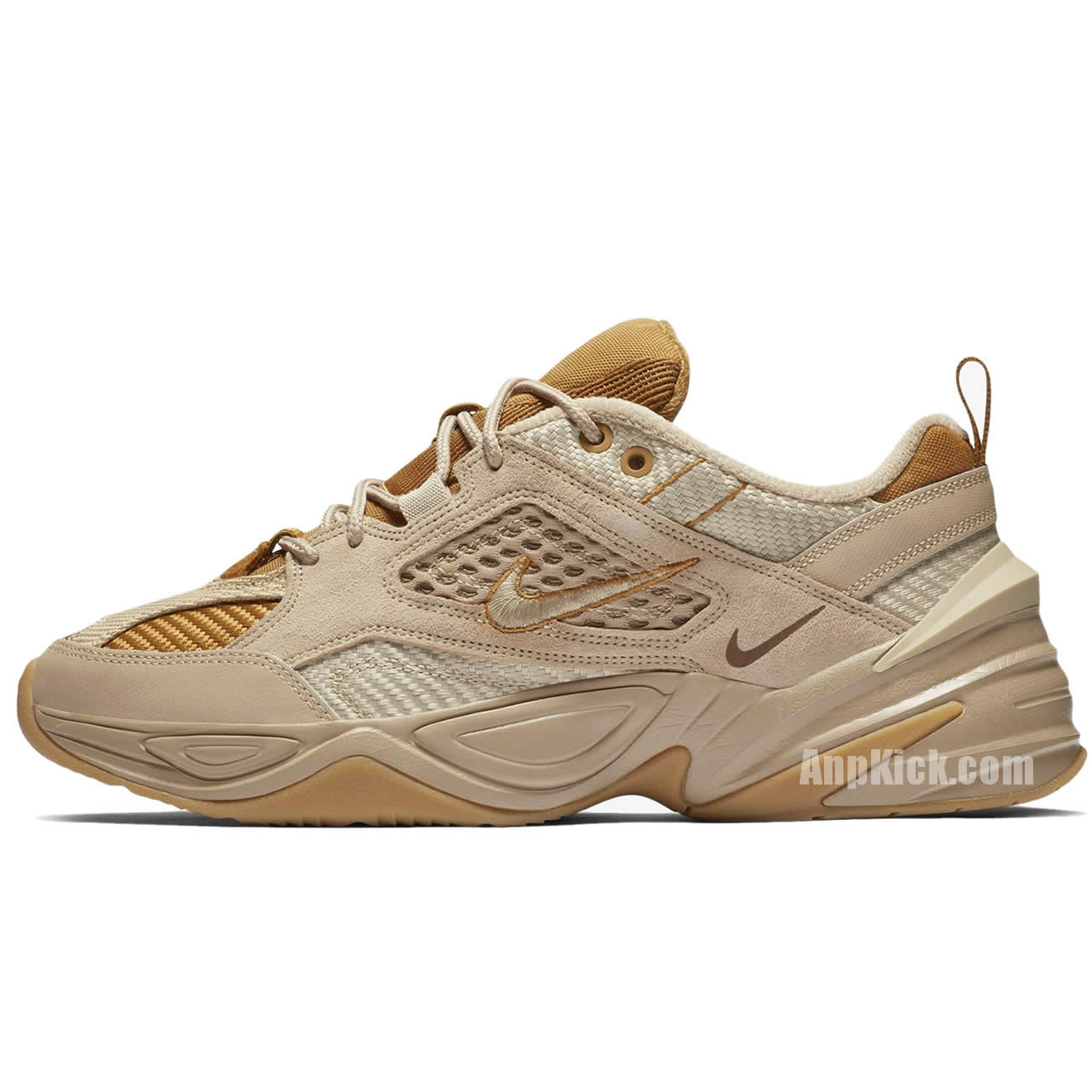 Nike M2k Techno Mens Womens Sp Linen Ale Brown Wheat Running Shoes Bv0074 200 (1) - newkick.vip